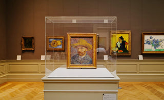 van gogh painting in an art gallery - how to invest money 2024