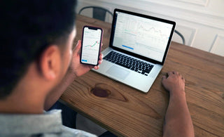 man on laptop passive investing