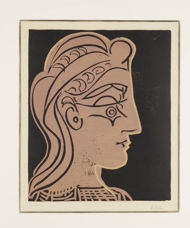 Tête de femme de profil